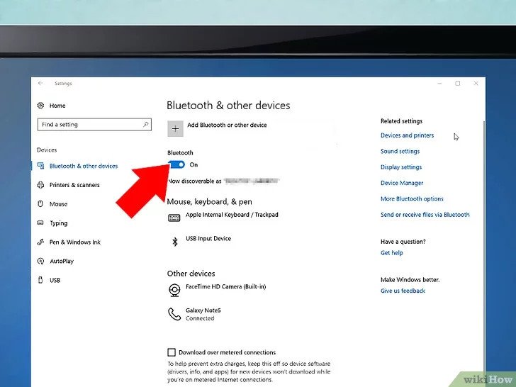 Bật Bluetooth trên máy tính