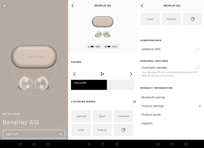 Tai Nghe True Wireless Bang Olufsen B&O; Beoplay EQ