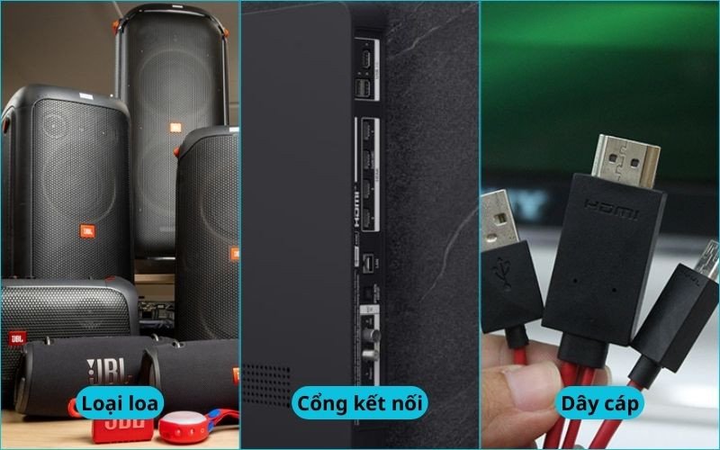 Các bước chuẩn bị cần thiết trước khi kết nối tivi LG với loa Bluetooth hoặc loa có dây khác.