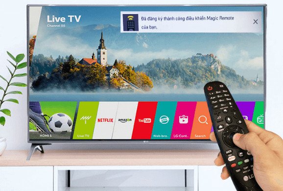 Các thiết bị ngoại vi sẵn sàng kết nối không dây khi bật Bluetooth trên Tivi LG, cần lưu ý khoảng cách