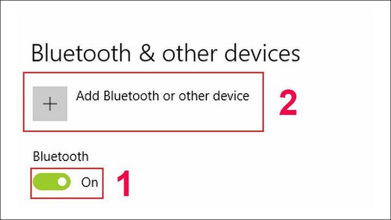 Cài đặt Bluetooth trên Windows