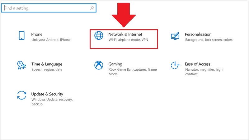 Cài đặt chế độ máy bay trên Windows 10