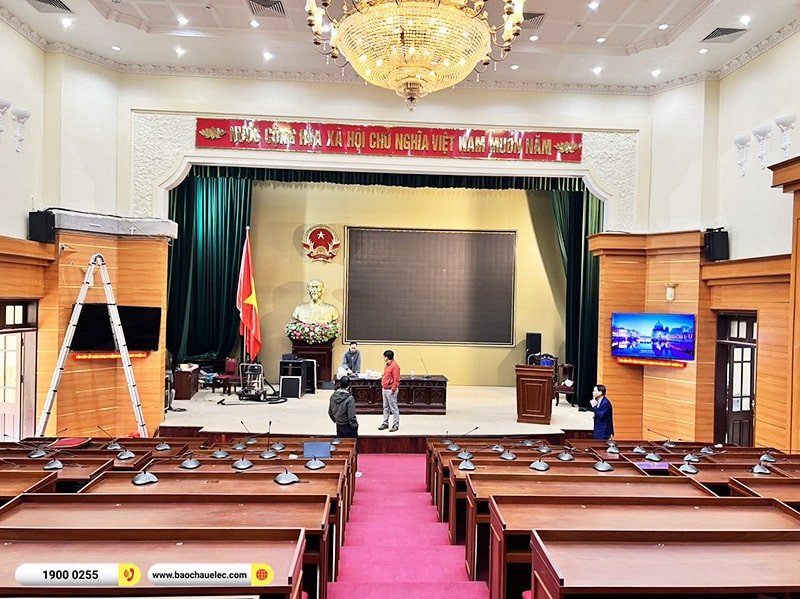 Dàn âm thanh hội trường JBL tại UBND tỉnh Hưng Yên
