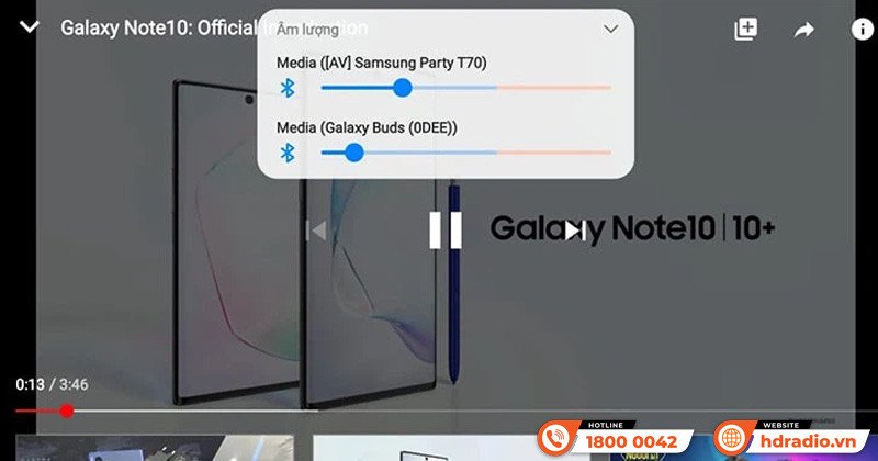 Điều chỉnh âm lượng riêng biệt cho từng loa Bluetooth trên Android