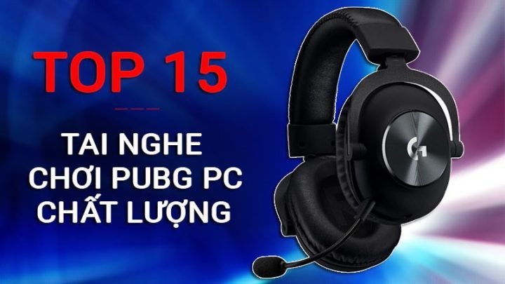 Game thủ tập trung chơi PUBG với tai nghe gaming