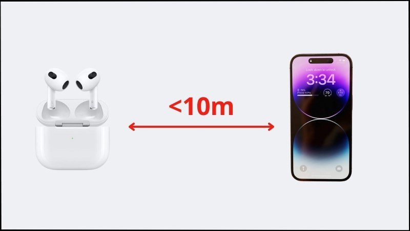 Giữ thiết bị phát gần tai nghe để tránh tình trạng tai nghe bluetooth bị ngắt quãng