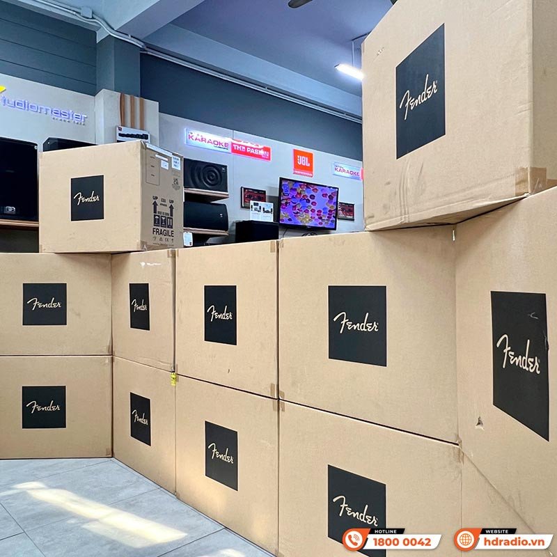 Hệ thống loa biểu diễn di động Fender Passport Venue Series 2 màu đen