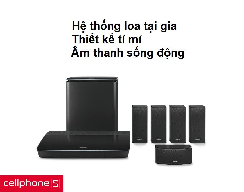 Hệ thống loa Bose Lifestyle 650 cho trải nghiệm âm thanh gia đình cao cấp
