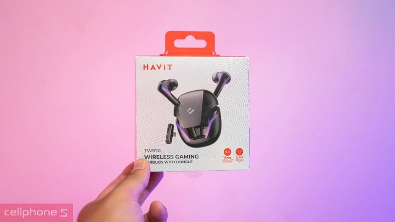 Hình ảnh tai nghe chụp tai gaming không dây với kết nối Bluetooth