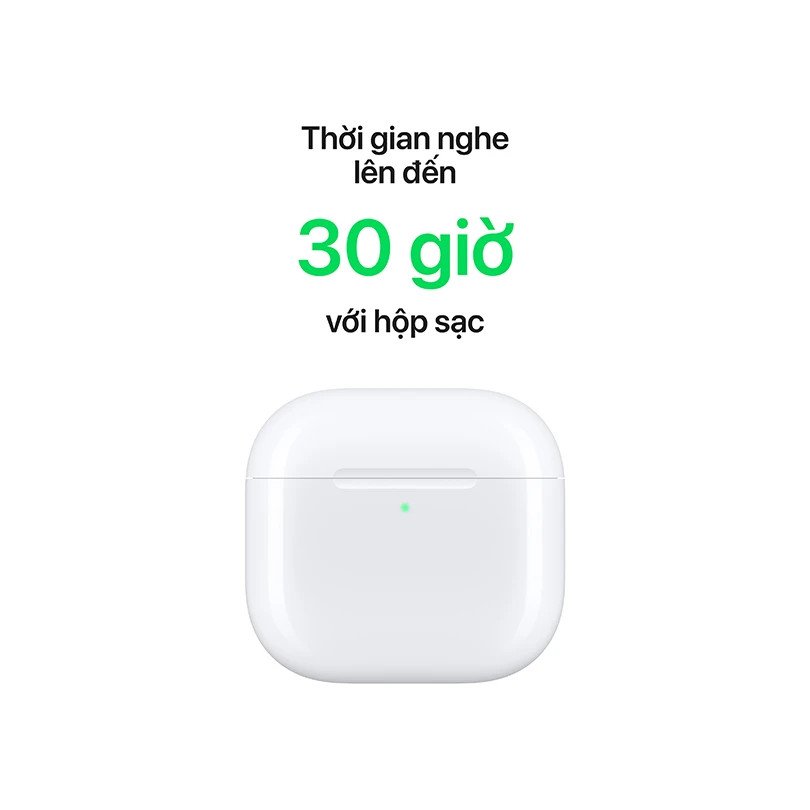 Hộp sạc tai nghe AirPods 4 chống ồn hỗ trợ sạc nhanh và sạc không dây tiện lợi