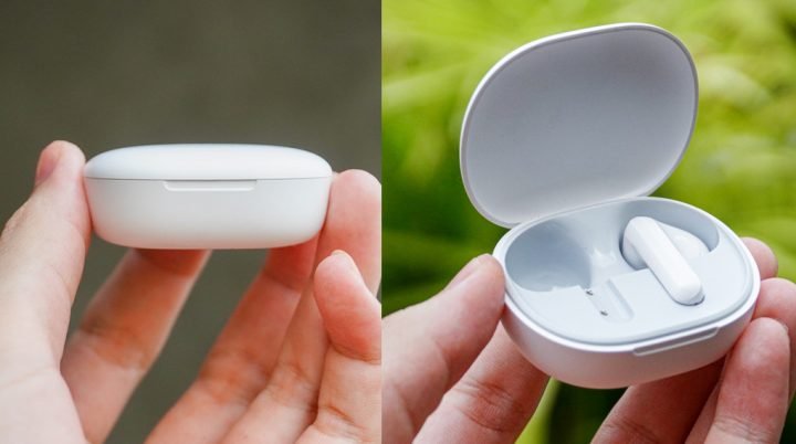 Hộp sạc tai nghe Redmi Buds 4 Lite với thiết kế bo cong độc đáo
