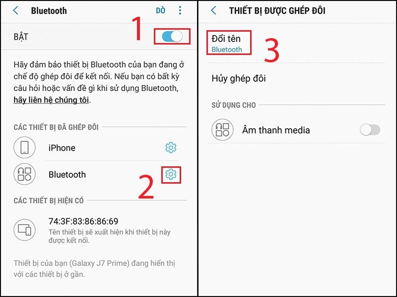 Hướng dẫn cách đổi tên tai nghe Bluetooth 4