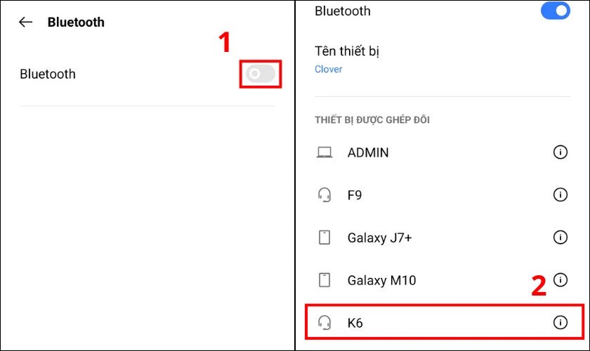 Hủy ghép nối tai nghe Bluetooth trên điện thoại để sửa lỗi