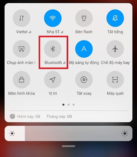 Kích hoạt chế độ Bluetooth trên điện thoại di động