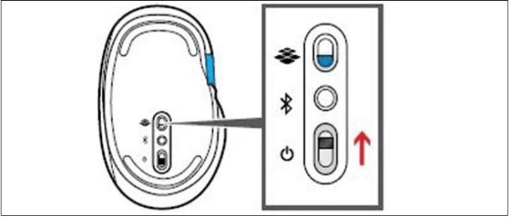 Kích hoạt chế độ ghép nối Bluetooth trên chuột
