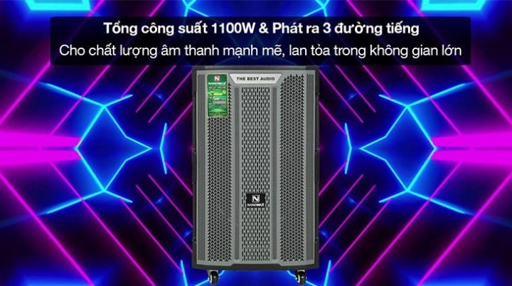 Loa Bluetooth di động mạnh mẽ, sẵn sàng cho việc điều chỉnh âm thanh