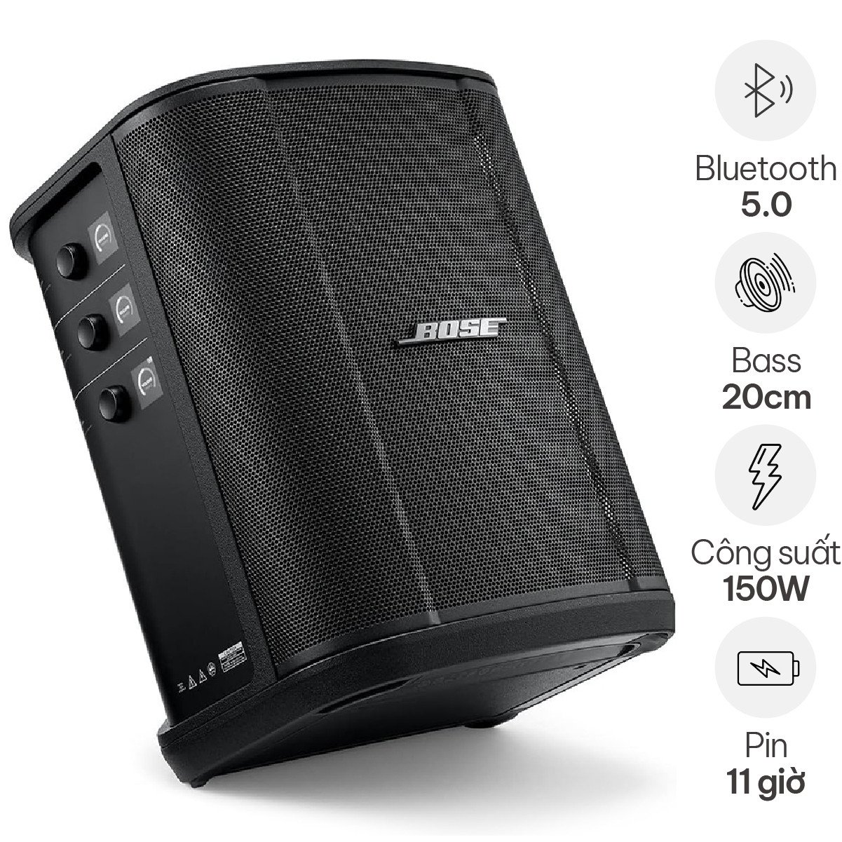 Loa Bose S1 Pro+ (Plus) màu đen chuyên nghiệp
