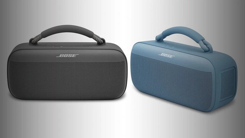 Loa Bose SoundLink Max màu xanh và đen