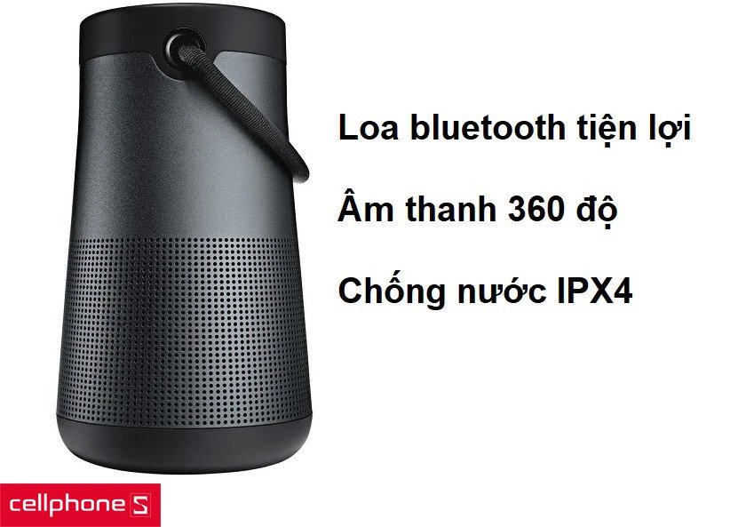 Loa Bose SoundLink Revolve mang âm thanh 360 độ đến mọi nơi