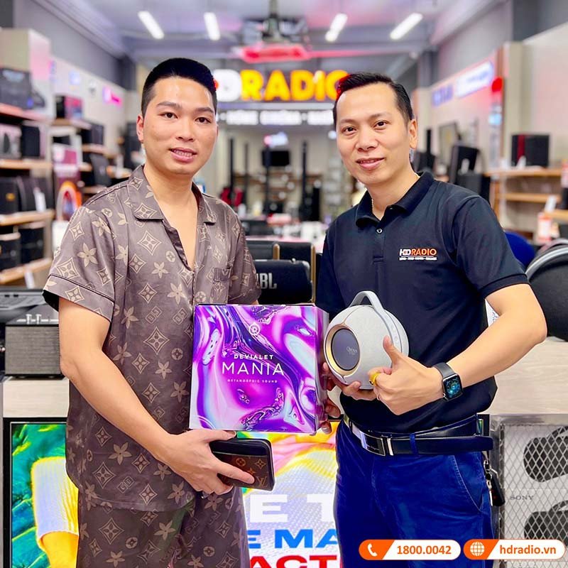 Loa Devialet Mania màu gold sang trọng
