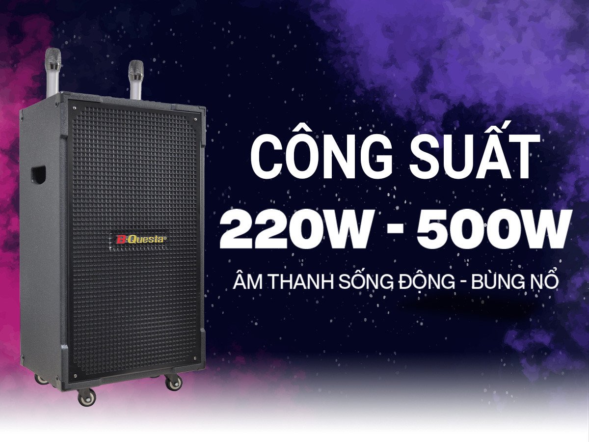 Loa kéo BIK BMS 5015II màu đen mạnh mẽ