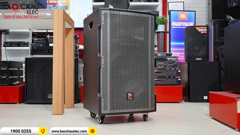 Loa kéo Prosing W15 Super với thiết kế hiện đại, công suất lớn cho karaoke