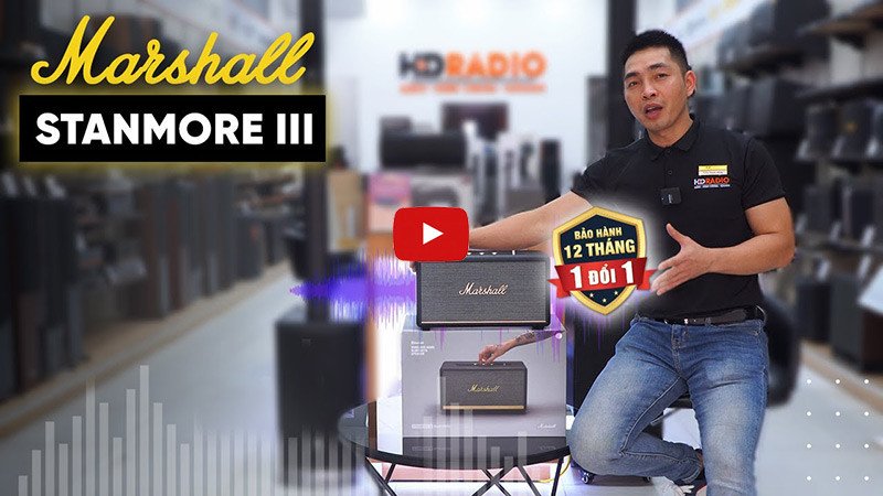 Loa Marshall Stanmore III thiết kế retro với âm thanh ấn tượng
