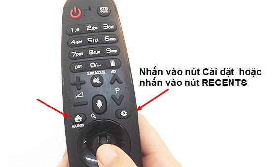Menu cài đặt trên giao diện Smart TV LG để bật Bluetooth và ghép nối thiết bị
