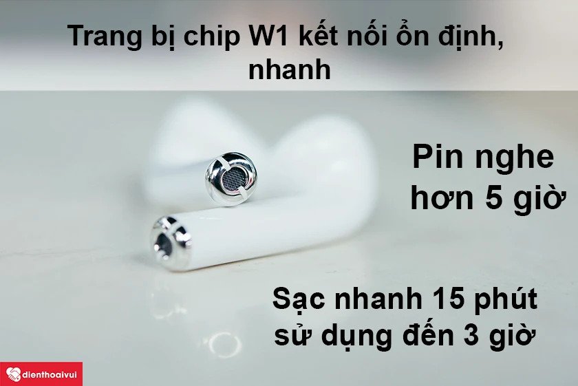 Sau khi thay pin AirPods mới, tai nghe hoạt động bền bỉ với thời gian sử dụng dài