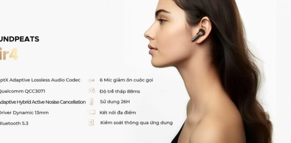 Tai Nghe True Wireless Earbud Soundpeats Air4