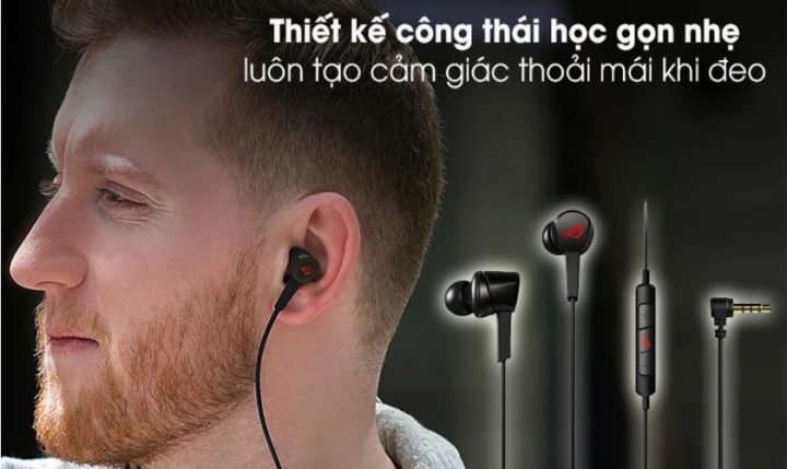 Tai nghe Asus ROG Strix Fusion với đèn RGB