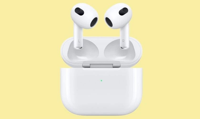 Tai nghe Bluetooth Apple AirPods 3 thiết kế gọn nhẹ, pin bền