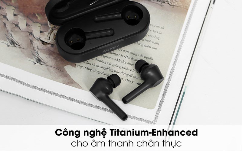 Tai nghe bluetooth bass mạnh Aukey EP-K01 với chất âm chân thực