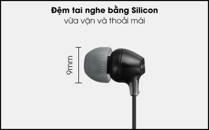 Tai nghe bluetooth bass mạnh với miếng đệm silicon mềm mại