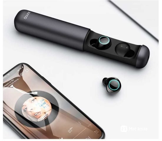 Tai nghe bluetooth cảm ứng Sanag J1/J2 đang sẵn sàng kết nối