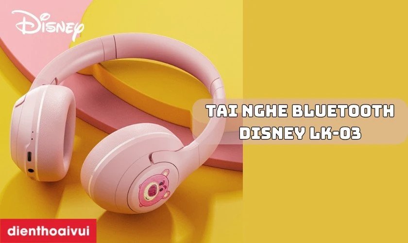 Tai nghe chụp tai Disney LK-03 cao cấp với đệm tai êm ái