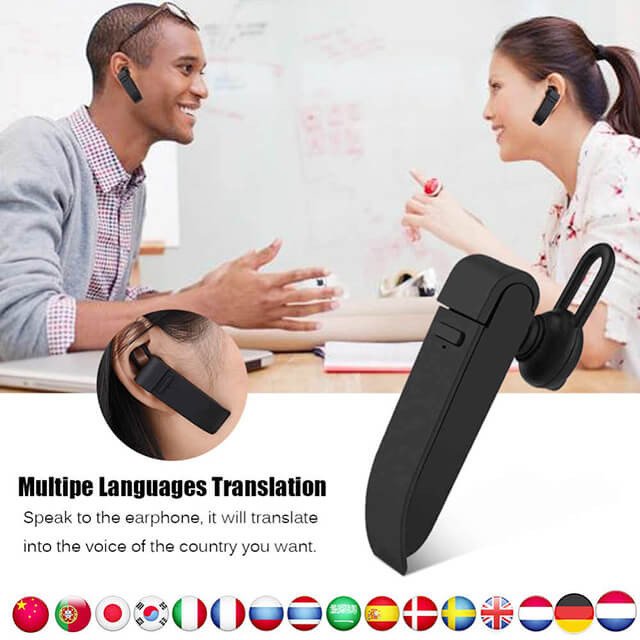 Tai nghe dịch thuật Peiko đeo cổ, giải pháp dịch ngôn ngữ cầm tay tiện lợi.