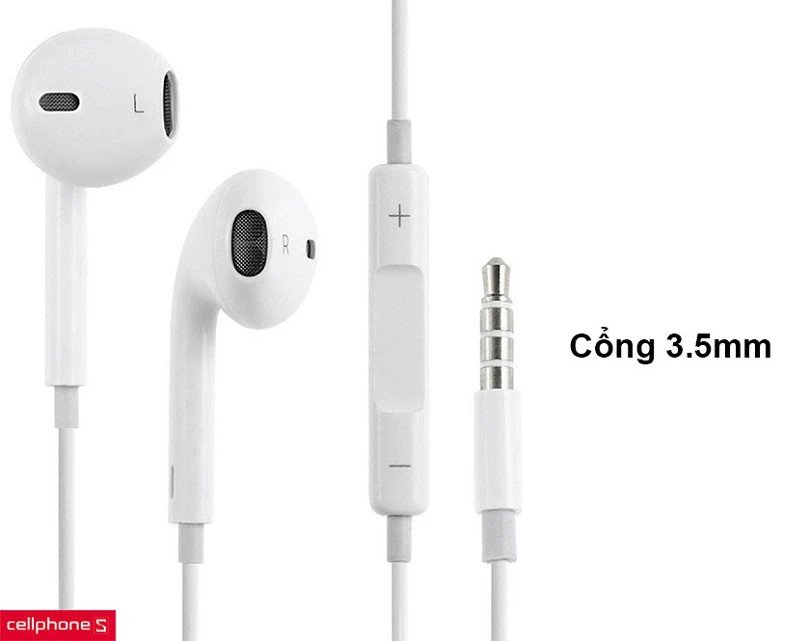 Tai nghe EarPods cổng 3.5mm truyền thống của Apple