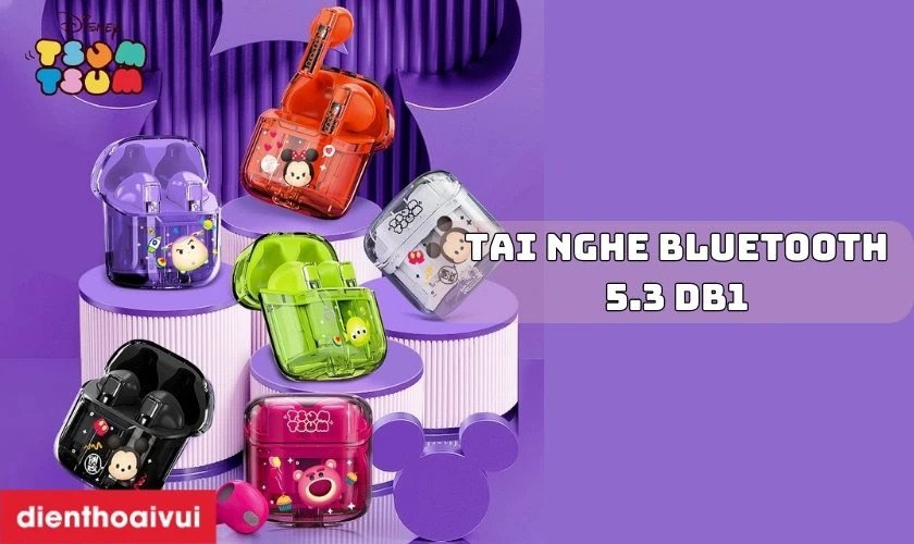 Tai nghe không dây Bluetooth 5.3 DB1 với khả năng kết nối nhanh chóng