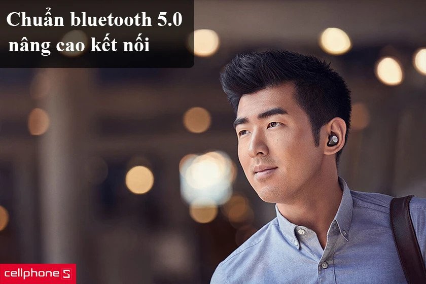 Tai nghe không dây Jabra Elite 75T kết nối Bluetooth 5.0 tốc độ cao