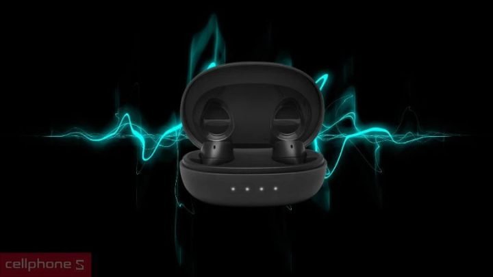 Tai nghe không dây JBL Live Free 2 với hộp sạc trắng tinh tế