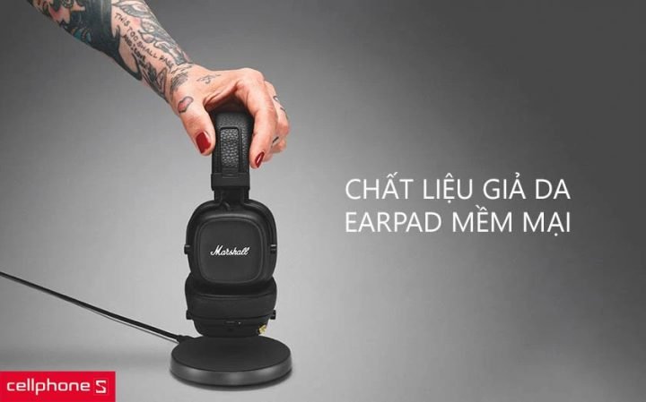 Tai nghe Marshall Major 4 gập gọn trên bề mặt sang trọng