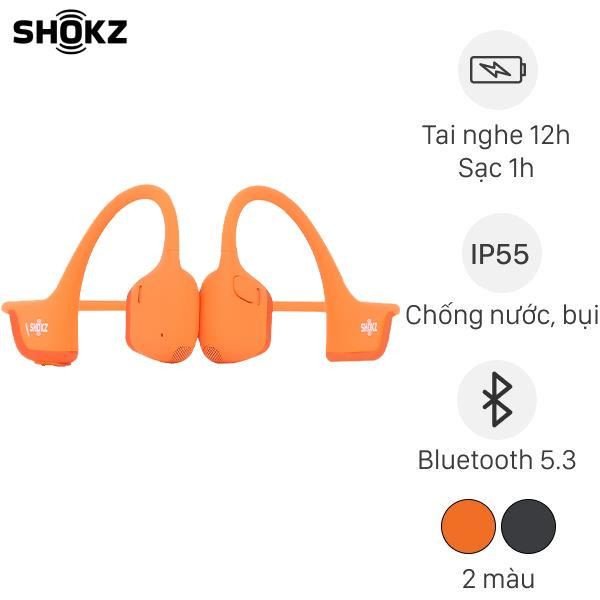 Tai nghe truyền xương Shokz OPENRUN PRO 2 Mini S821 với thiết kế mini và công nghệ khử ồn micro kép