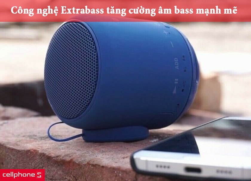 Tận hưởng âm thanh sống động với công nghệ Extra Bass trên loa Sony SRS-XB12