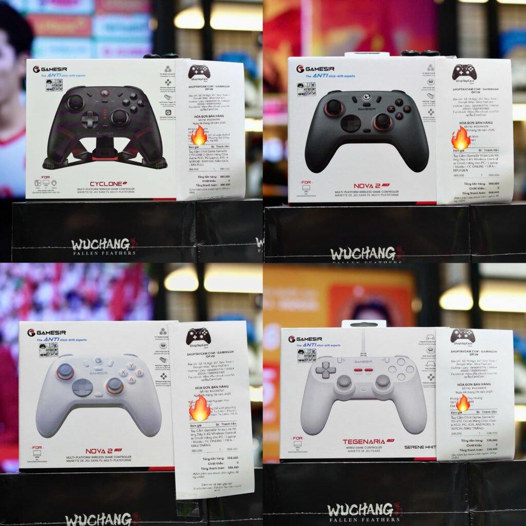 Tay cầm chơi game Bluetooth GameSir với thiết kế hiện đại