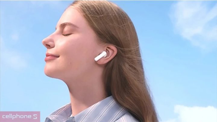 Thiết kế nhỏ gọn và hộp sạc tiện lợi của tai nghe Huawei FreeBuds SE 2