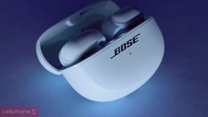 Thiết kế open-ear độc đáo của tai nghe Bose Ultra Open Earbuds ôm sát vành tai mang lại sự thoải mái