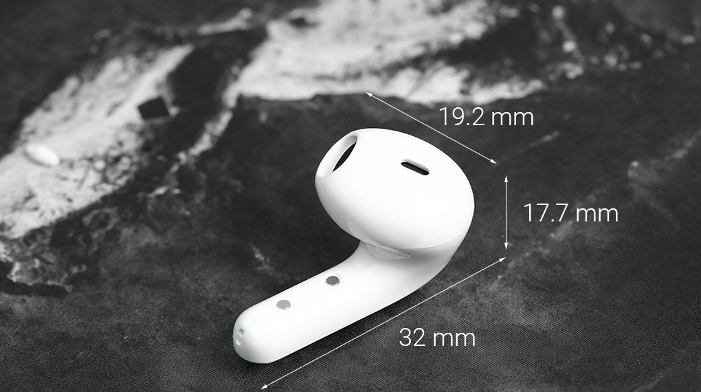 Thiết kế tai nghe Redmi Buds 4 Lite dạng Earbuds vừa vặn, nhỏ gọn