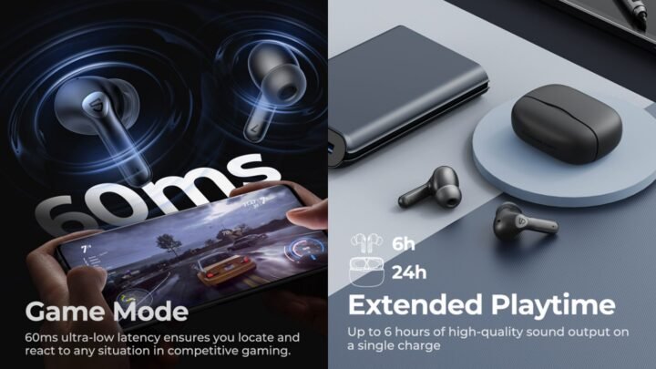 Tai Nghe True Wireless Chống Ồn Soundpeats Air3 Pro