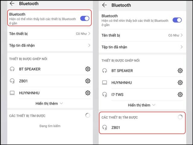 Bật Bluetooth trên iPhone và tiến hành ghép nối thiết bị